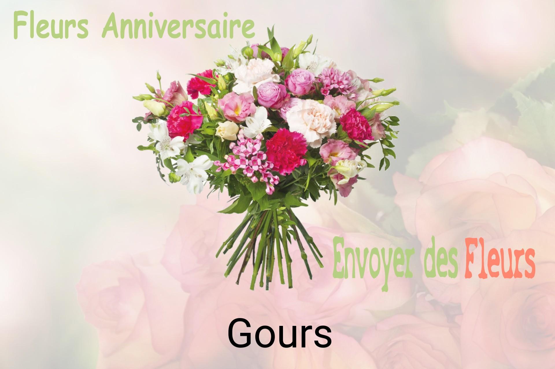 Bouquet de fleurs d’anniversaire livré à Gours